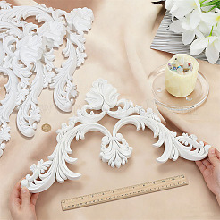 Flower PU Leather Carved Onlay Applique&nbsp;AJEW-WH0696-649B