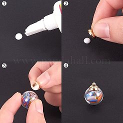 Round Handmade Blown Glass Globe Ball Bottles&nbsp;BLOW-PH0001-08