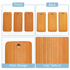 120Pcs Bamboo Pendants&nbsp;WOOD-PH0002-71