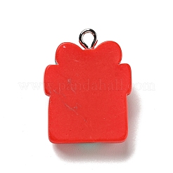 Christmas Opaque Resin Pendants&nbsp;RESI-G043-A04