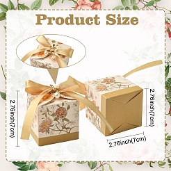 20Pcs Floral Printed Cardboard Gift Boxes&nbsp;CON-YW0001-93A