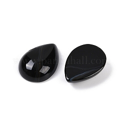 Natural Black Banded Agate(Dyed & Heated) Cabochons&nbsp;G-H094-01A-28