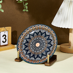 2Pcs Wood Wall Mounted Display Stands for Plate&nbsp;ODIS-TN0001-01