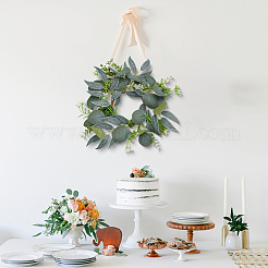 2Pcs Silk Cloth & PE Plastic Candle Garland&nbsp;AJEW-SP0004-46