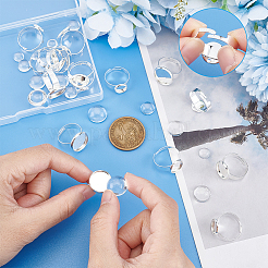 DIY Blank Dome Ring Making Kit&nbsp;DIY-UN0004-76