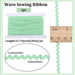 40M Polyester Wavy Fringe Trim Ribbon&nbsp;OCOR-GF0004-39P