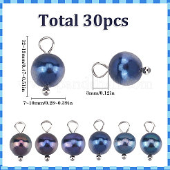 Natural Cultured Freshwater Pearl Dyed Potato Charms&nbsp;PALLOY-SC00018