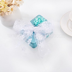 Snowflake Deco Mesh Ribbons&nbsp;OCOR-P010-G01