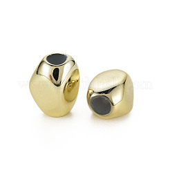 UV Plating Acrylic European Large Hole Beads&nbsp;PACR-T005-21