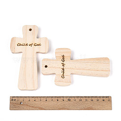 Natural Pine Wood Big Pendants&nbsp;WOOD-N016-53