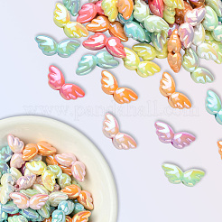 100Pcs Opaque UV Plating Acrylic Beads&nbsp;PACR-PA0001-01