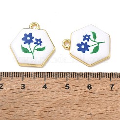 Printed Brass Pendants&nbsp;KK-CBAF9BC-14G-03