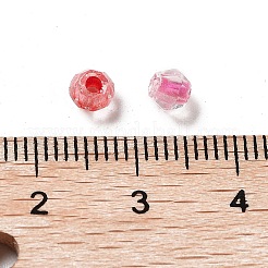 100Pcs Transparent Inside Colours Glass Beads&nbsp;GLAA-P061-01I