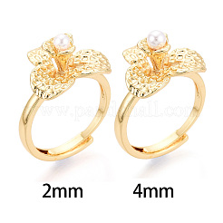 Flower Brass Cup Peg Ring Settings&nbsp;KK-N274-03G