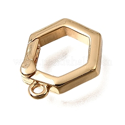 Brass Spring Gate Rings&nbsp;KK-CBAEAF3-862G