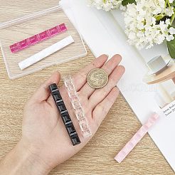 5Pcs 5 Cololrs 5 Grids Plastic Nail Art Brush Pen Holder Stand&nbsp;MRMJ-FG0001-10