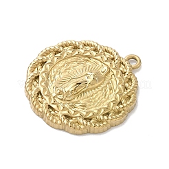 304 Stainless Steel Pendants&nbsp;STAS-G371-02G-01