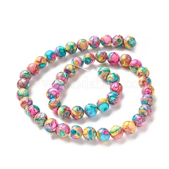 Assembled Natural & Dyed Magnesite Beads Strands&nbsp;G-L575-02L-B