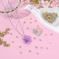 100Pcs 2 Colors Alloy Cabochons&nbsp;FIND-SC0022-09