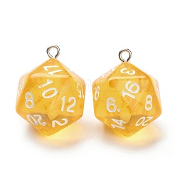 Transparent Acrylic Pendants&nbsp;MACR-O044-03