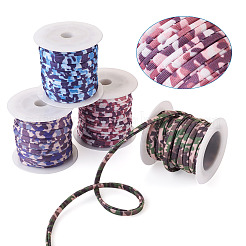 4 Colors Flat Polyester Elastic Cord&nbsp;EC-TA0001-03A