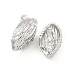 Non-Tarnish Horse Eye 304 Stainless Steel Ear Studs&nbsp;EJEW-L290-030P