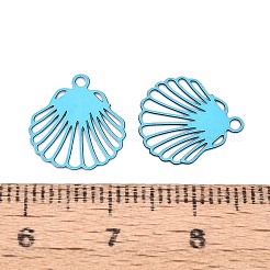 Spray Painted 430 Stainless Steel Pendants&nbsp;STAS-N121-09D