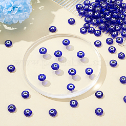 Handmade Evil Eye Lampwork Beads&nbsp;LAMP-ME0001-16B