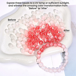 120Pcs Resin UV Reactive Beads&nbsp;RESI-PA0001-34A