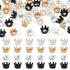 48Pcs 4 Colors Tibetan Style Alloy Europran Beads&nbsp;FIND-TA0010-46