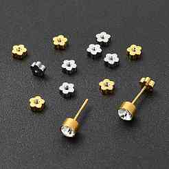40Pcs 4 Styles Stainless Steel Ear Nuts&nbsp;STAS-FS0002-21