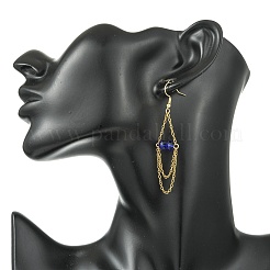 Rondelle 304 Stainless Steel & Glass Beaded Layered Necklace and Earring Set Set for Women&nbsp;SJEW-JS01384-01