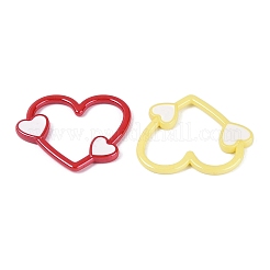 UV Plating Opaque Acrylic Connector Charms&nbsp;OACR-Q199-10