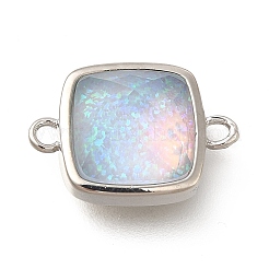 Synthetic Opal Connector Charms&nbsp;G-P487-01P