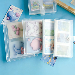 6 Inch 2-Grid PVC Photo Albums with Snap Buttons&nbsp;AJEW-SP0006-22B