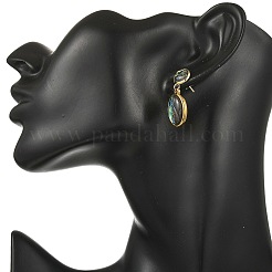 304 Stainless Steel Dangle Stud Earring for Women&nbsp;EJEW-JE07350-01