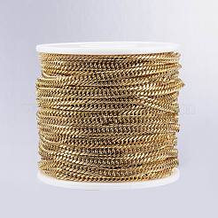 Ion Plating(IP) 304 Stainless Steel Cuban Link Chains&nbsp;CHS-H007-69G
