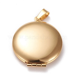 Ion Plating(IP) 316 Stainless Steel Locket Pendants&nbsp;X-STAS-K197-12G
