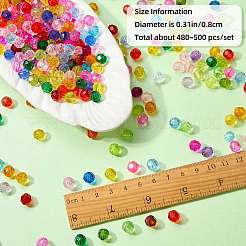 140G Transparent Acrylic Beads&nbsp;OACR-SZ0001-74