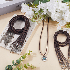50Pcs Waxed Imitation Leather Cord Necklace Makings&nbsp;MAK-SP0001-04B