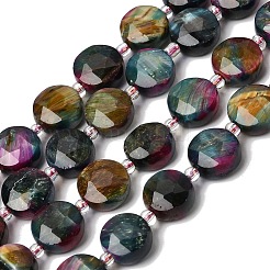 Dyed Natural Tiger Eye Beads Strands&nbsp;G-D105-A12-03