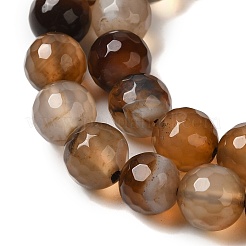 Dyed & Heated Natural Banded Agate Beads Strands&nbsp;G-P539-F01-04