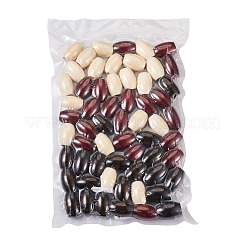60Pcs 3 Colors Wooden Beads&nbsp;WOOD-CD0001-12