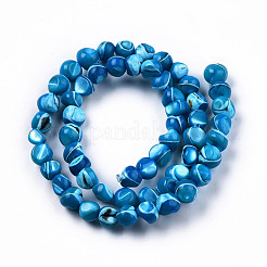 Natural Trochid Shell/Trochus Shell Beads Strands&nbsp;SSHEL-N032-48-A03