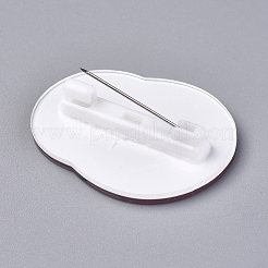 Acrylic Badges Brooch Pins&nbsp;JEWB-E676-28