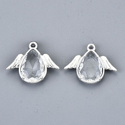Faceted Glass Pendants&nbsp;GLAA-S191-001D-S-NR