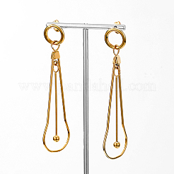 201 Stainless Steel Dangle Stud Earrings for Women&nbsp;PR2082