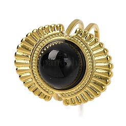 Natural Mixed Stone Finger Rings&nbsp;RJEW-Q822-53G