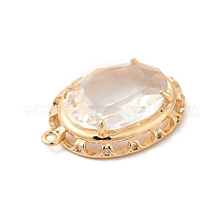 Brass with K9 Glass Pendants&nbsp;KK-B071-11G