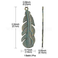 Tibetan Style Alloy Pendants&nbsp;PALLOY-YW0001-35